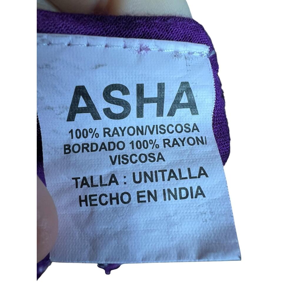 ASHA Tie Dye Embroidered Tunic Dress Boho Festival Rayon Free Size - Picture 4 of 4